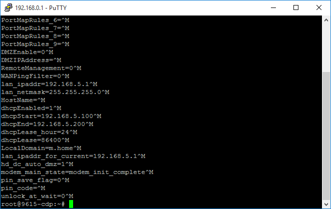 I've updated the subnet used to the 192.168.5.x subnet